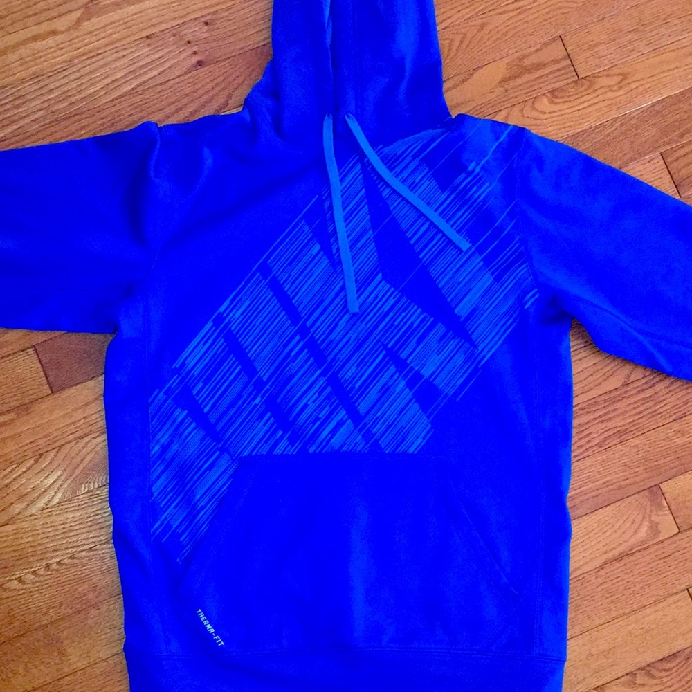 Blue Nike thermal sweatshirt size small